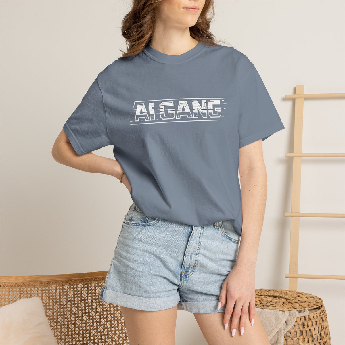 AI Gang T-Shirt — Retro Tech Graphic Tee