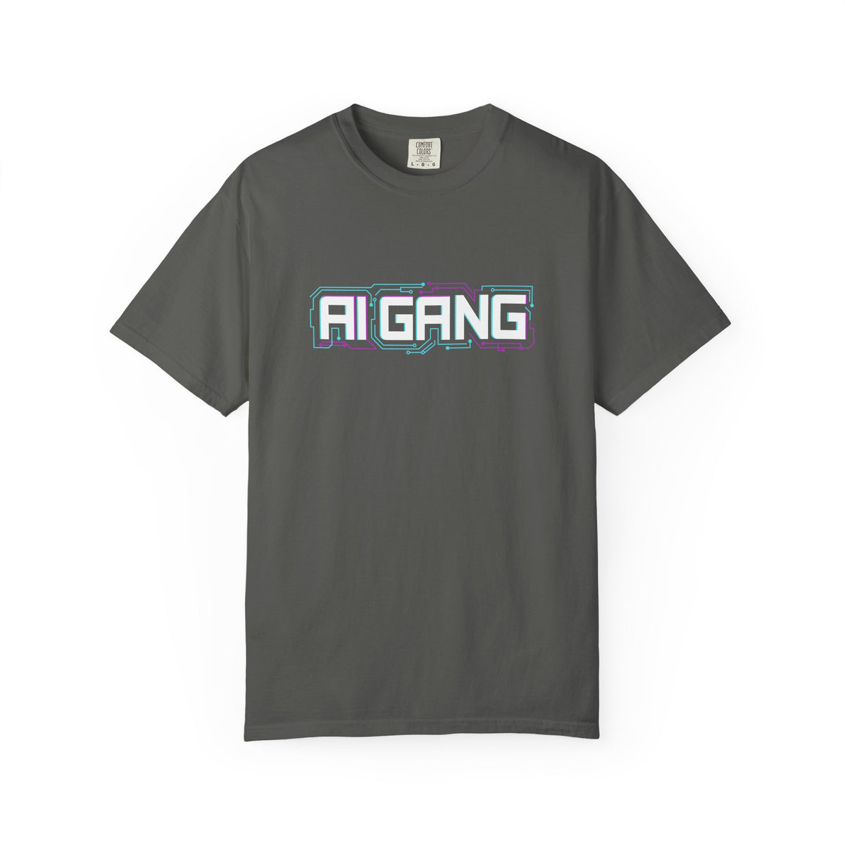 AI Gang T-Shirt — Retro Cyberwave Graphic Tee