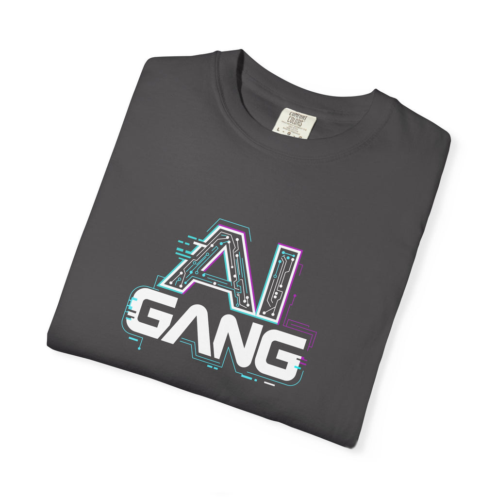 AI Glitch Tee — Retro Cyber Vaporwave Graphic T-Shirt
