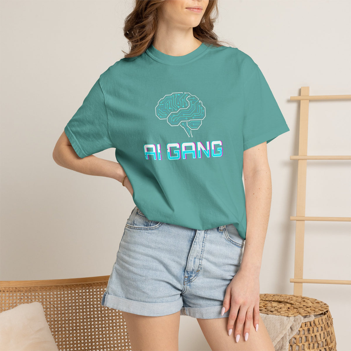 AI GANG Brain T-Shirt