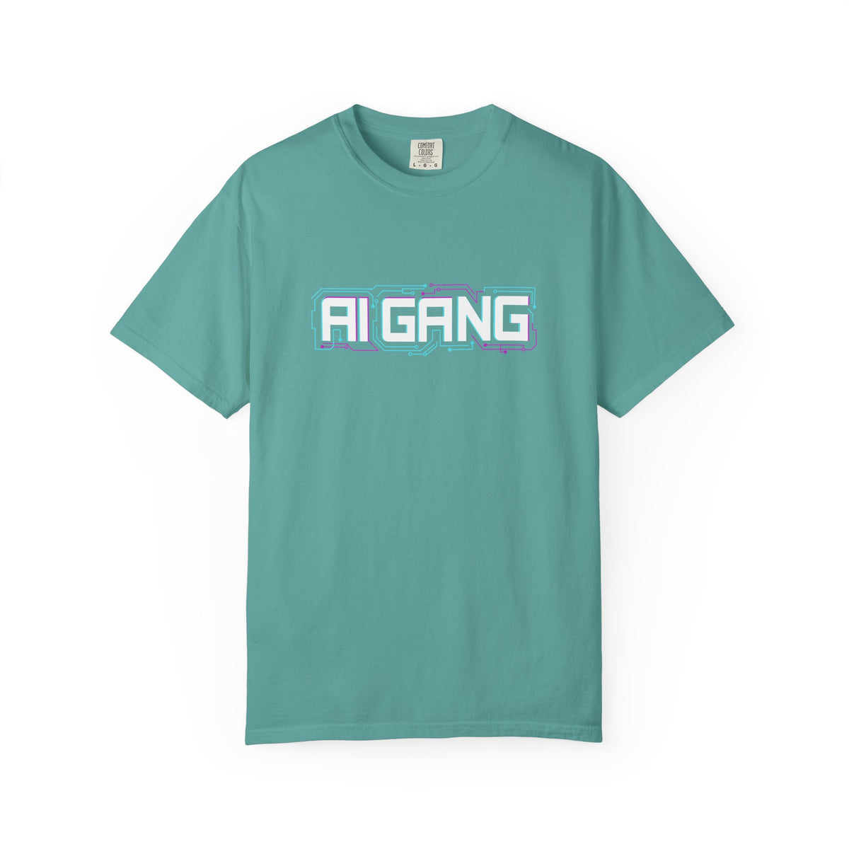 AI Gang T-Shirt — Retro Cyberwave Graphic Tee