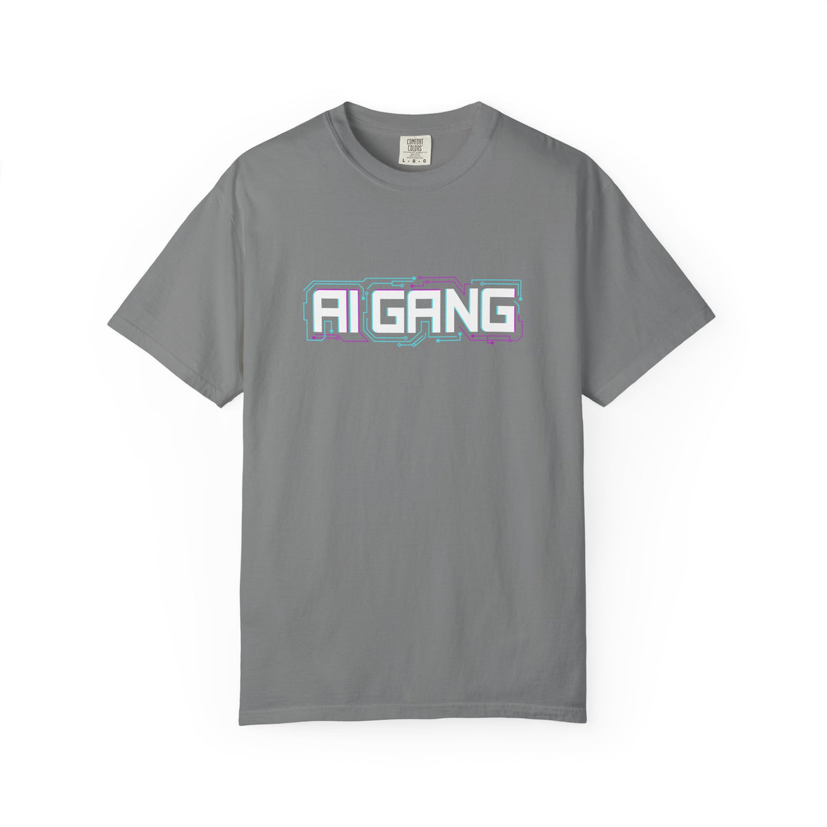 AI Gang T-Shirt — Retro Cyberwave Graphic Tee
