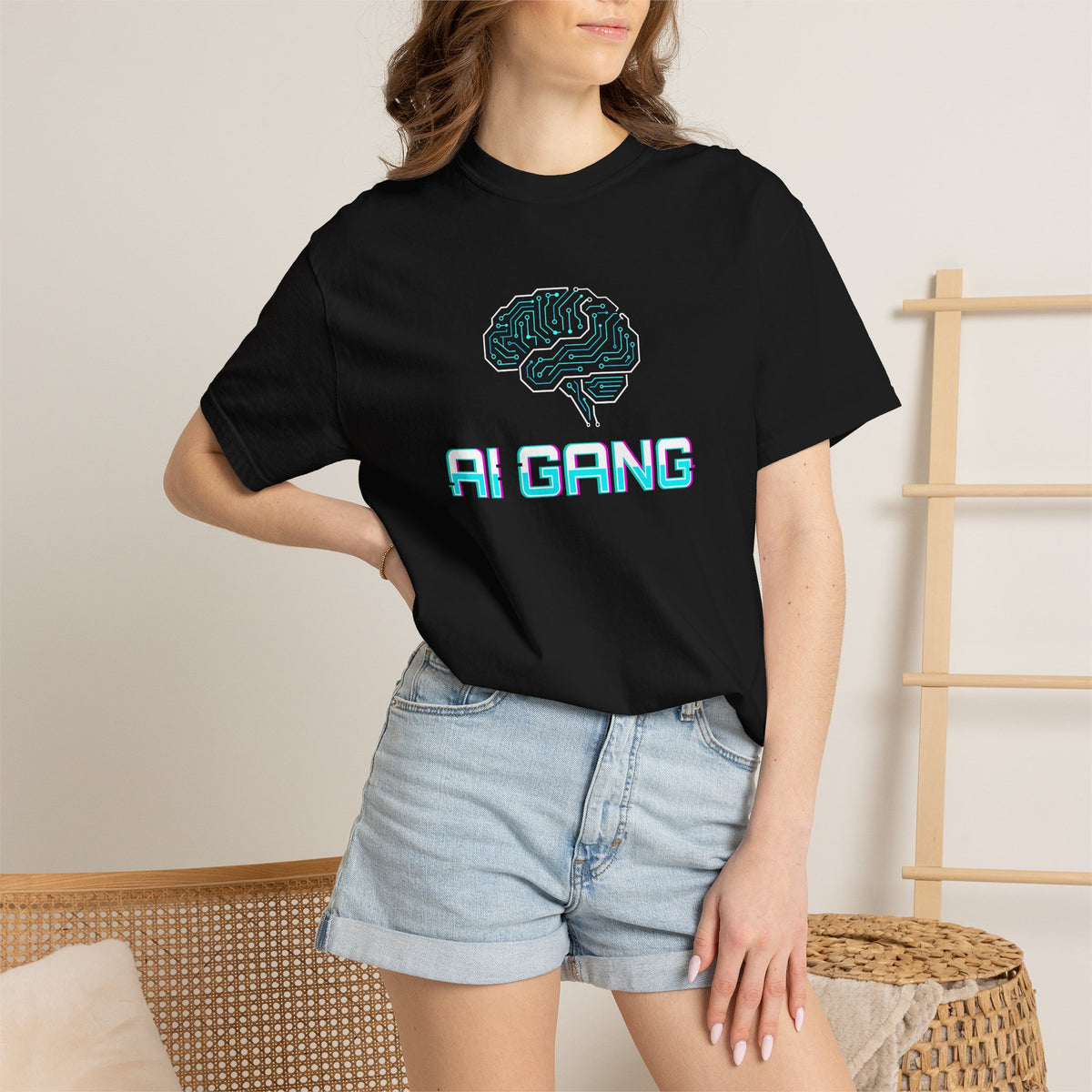 AI GANG Brain T-Shirt